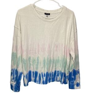 Splendid tie dye long sleeve sweater top